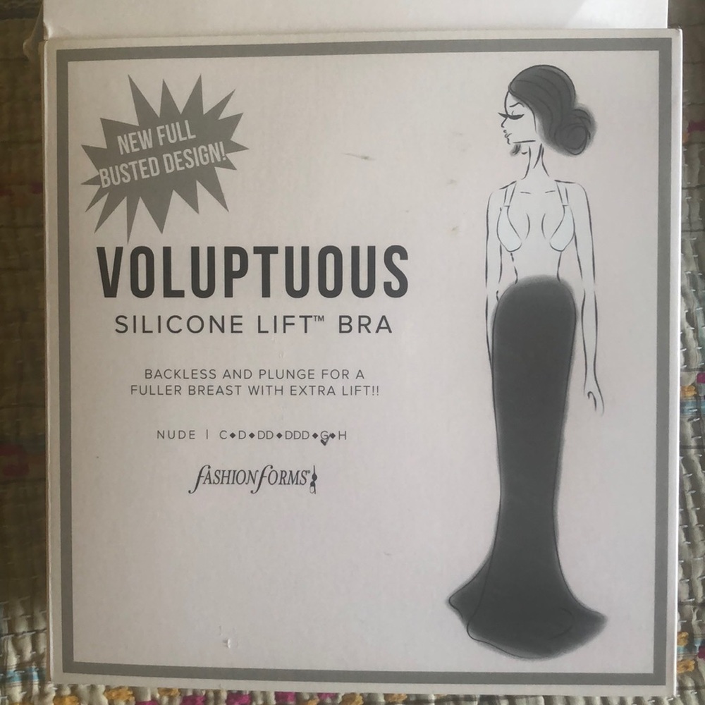Silicone lift bra size G